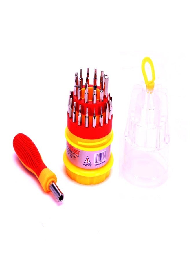Cubent 31 in 1 Precision Screwdriver Set with Magnetic Handle | Multi-Bit Tool Kit for Home, Electronics & DIY Repairs | Compact Portable Case | Ideal for Mobile, Laptop, Furniture & Appliance Fixing - Image 1